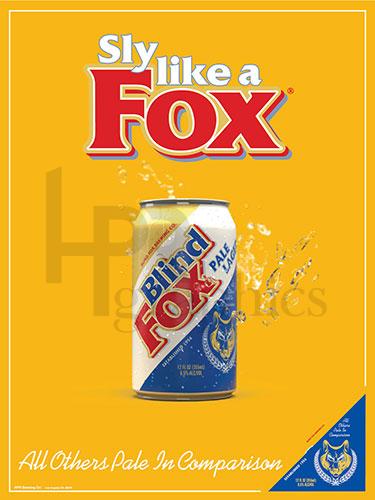 Advertising Poster - Blind Fox Beer