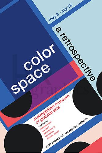 Color Space - Exhibit Poster