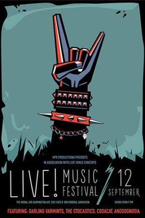 Heavy Metal Festival - Music Poster