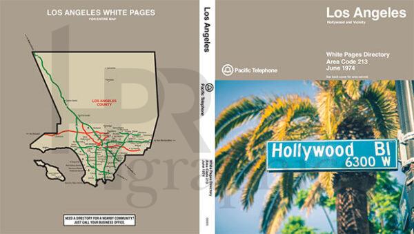 Phonebook - White Pages - Los Angeles - 1974