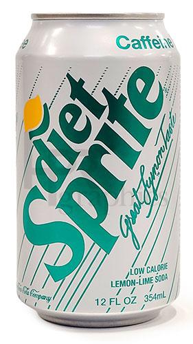 Soda - Diet Sprite Can - 1990