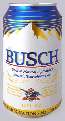 Beer - Busch Can - 1990