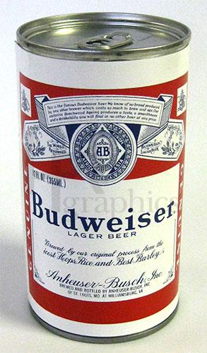Beer - Budweiser Can - 1980