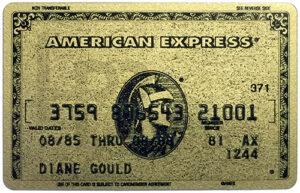 Credit Card - American Express - 1986
