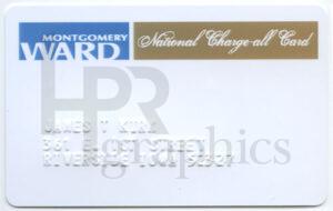 Credit Card - Montgomery Ward - 1980