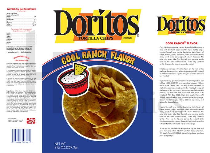 Doritos - Cool Ranch - 1980s