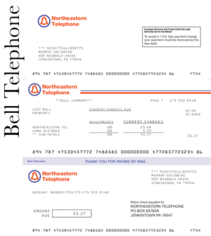 Bill - Telephone - 1980s