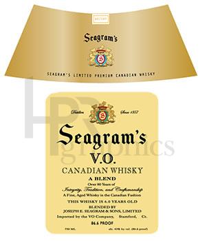 Liquor - Seagram's Canadian Whiskey - 1940s