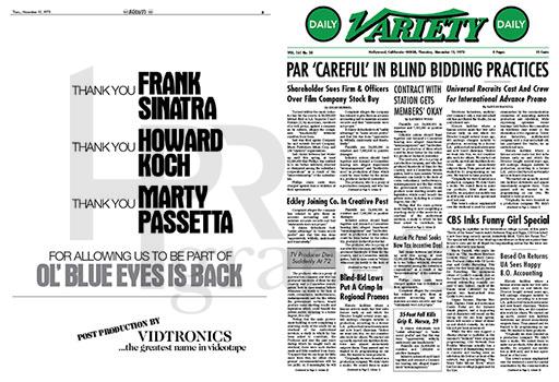 Magazine - Daily Variety - 1973