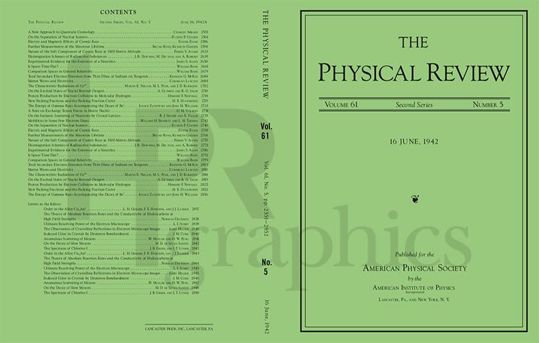 Journal - Physical Review - 1942
