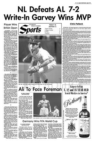 Newspaper - Herald Examiner - Sports - 1973