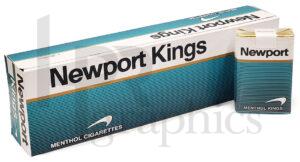 Newport Kings Soft Pack and Carton - 1980