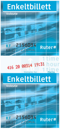 Bus Ticket - Norway