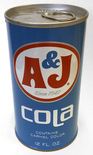 Soda - AJ Cola Can - 1973