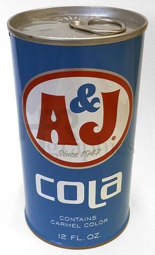 Soda - AJ Cola Can - 1973