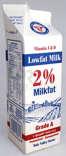 Milk - Whole - Quart - 1990s