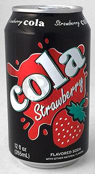 Soda - Strawberry Cola Can - 1990s
