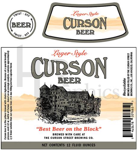 Beer - Curson Bottle - 1980s