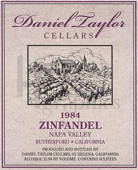 Wine - Zinfandel - 1984