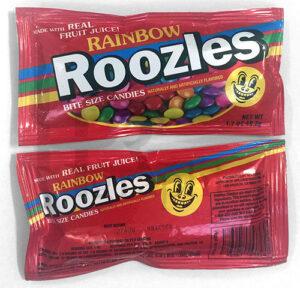 Candy - Roozles Rainbow Fruit Candies - 1988