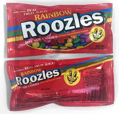 Candy - Roozles Rainbow Fruit Candies - 1988