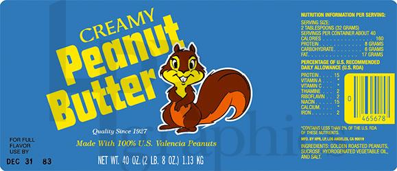 Peanut Butter - 1983