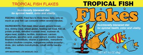 Fish Food Flakes - 1980s