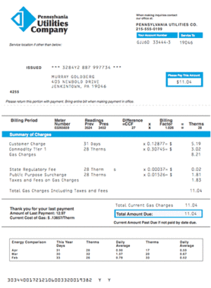 Bill - Utility - 1980s