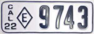 California - Exempt - 1922