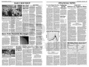 Newspaper - Clarion Observer - Interior - 1980s