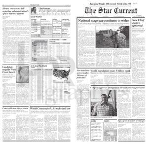 Newspaper - Star Current - 1980s