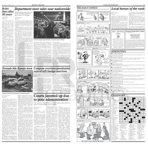 Newspaper - Star Current - Interior - 1980s - 01