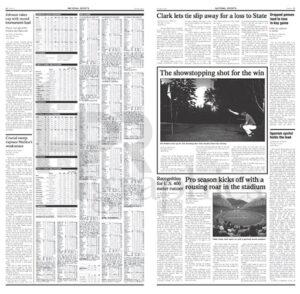 Newspaper - Star Current - Sports - 1980s