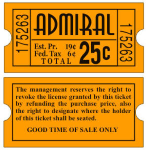 Ticket - Movie - 1940s
