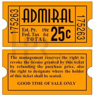 Ticket - Movie - 1940s