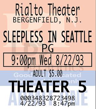 Ticket - Movie - 1993