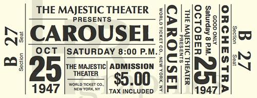 Ticket - Theater - 1940s