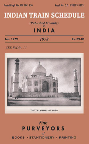 Train Schedule - India - 1970s