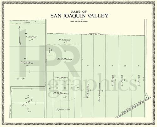 Land Parcel Map - 1870s