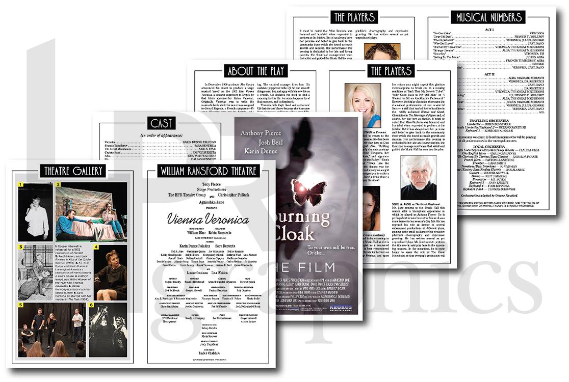 Theatre Program - Interior Pages