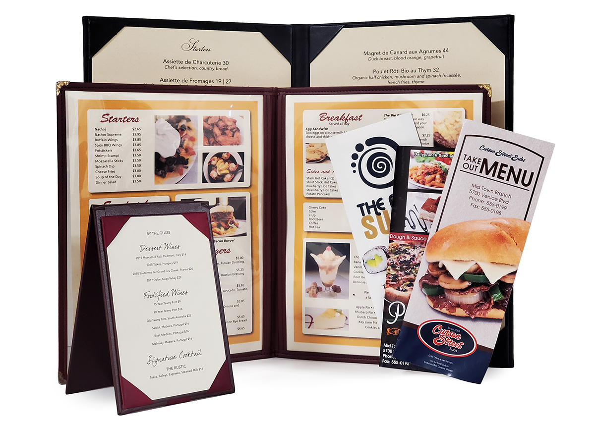 Menus