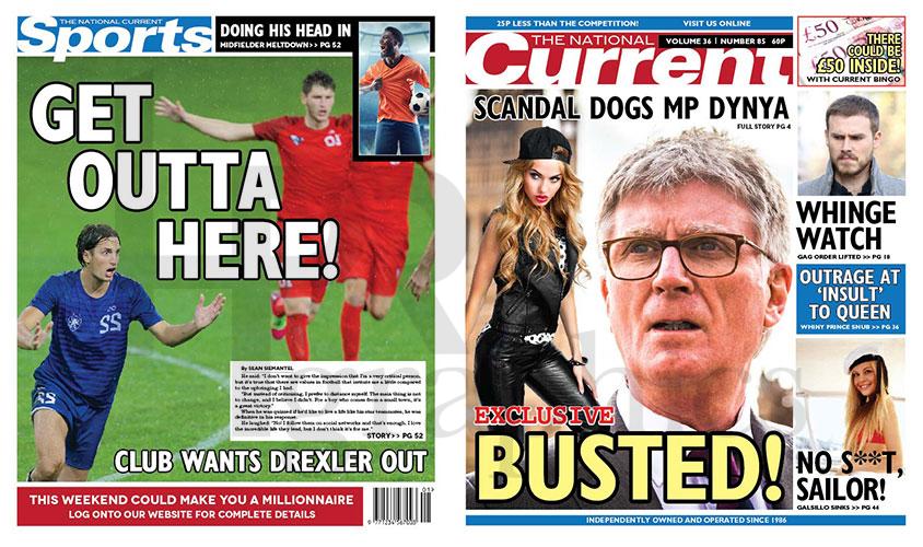 Tabloid Cover - National Current - UK