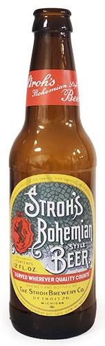 Beer - Stroh's Bohemian Style Bottle - 1963