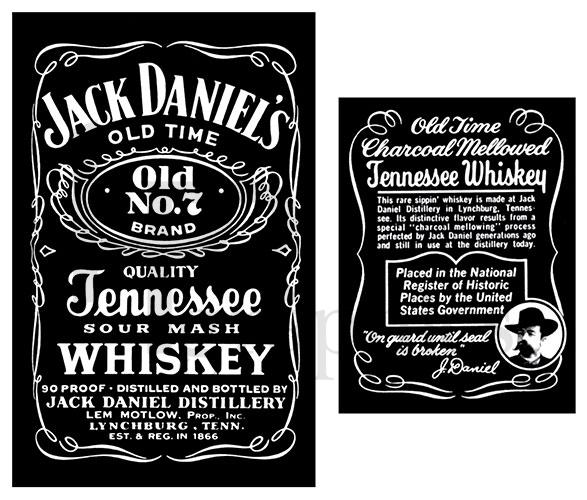 Liquor - Jack Daniels Whiskey - 1970s - 200 mL