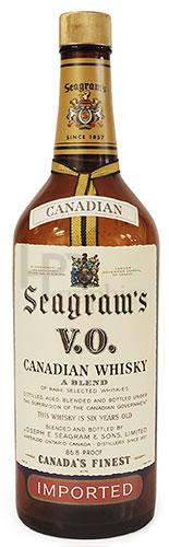 Liquor - Seagram's V.O. Canadian Whiskey - 1963
