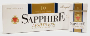 Sapphire Lights 100s - Hardpack Carton