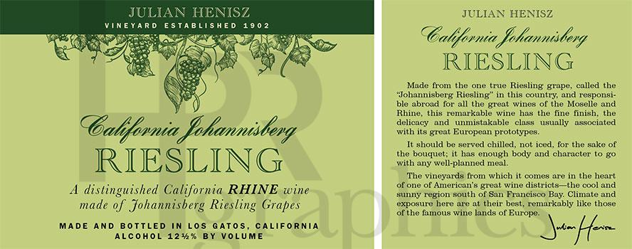 Wine - Riesling - 1970s
