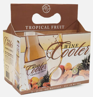 Wine Cooler Carrier - Tropical - 1990s