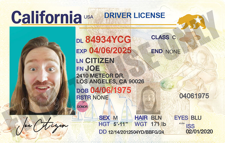 Driver's License - CA