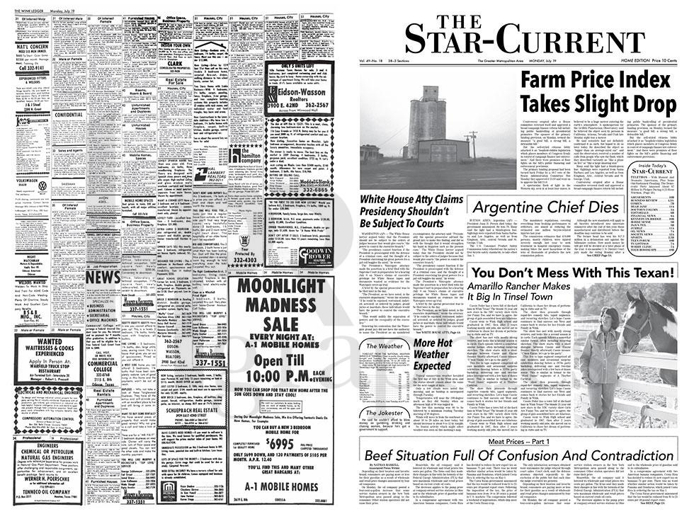 Newspaper - Star Current - 1970s